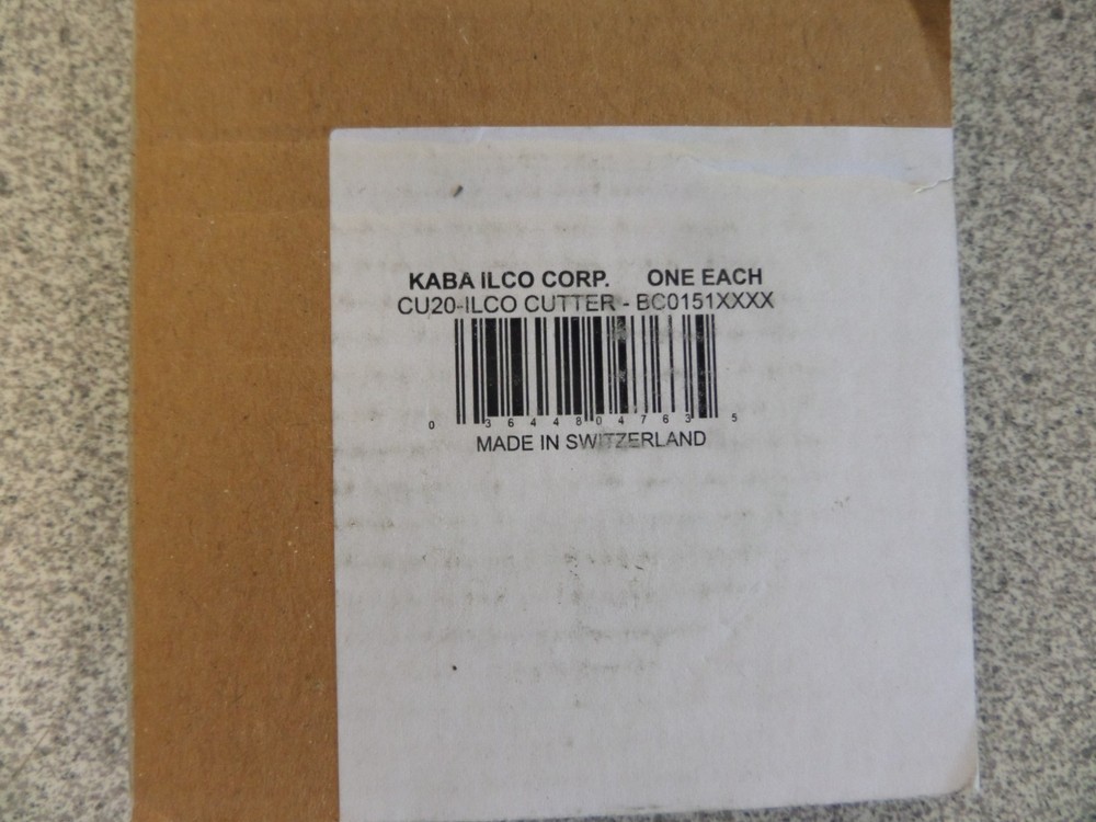 ILCO CU20 2 3/8" DIAMETER MACHINE CUTTER