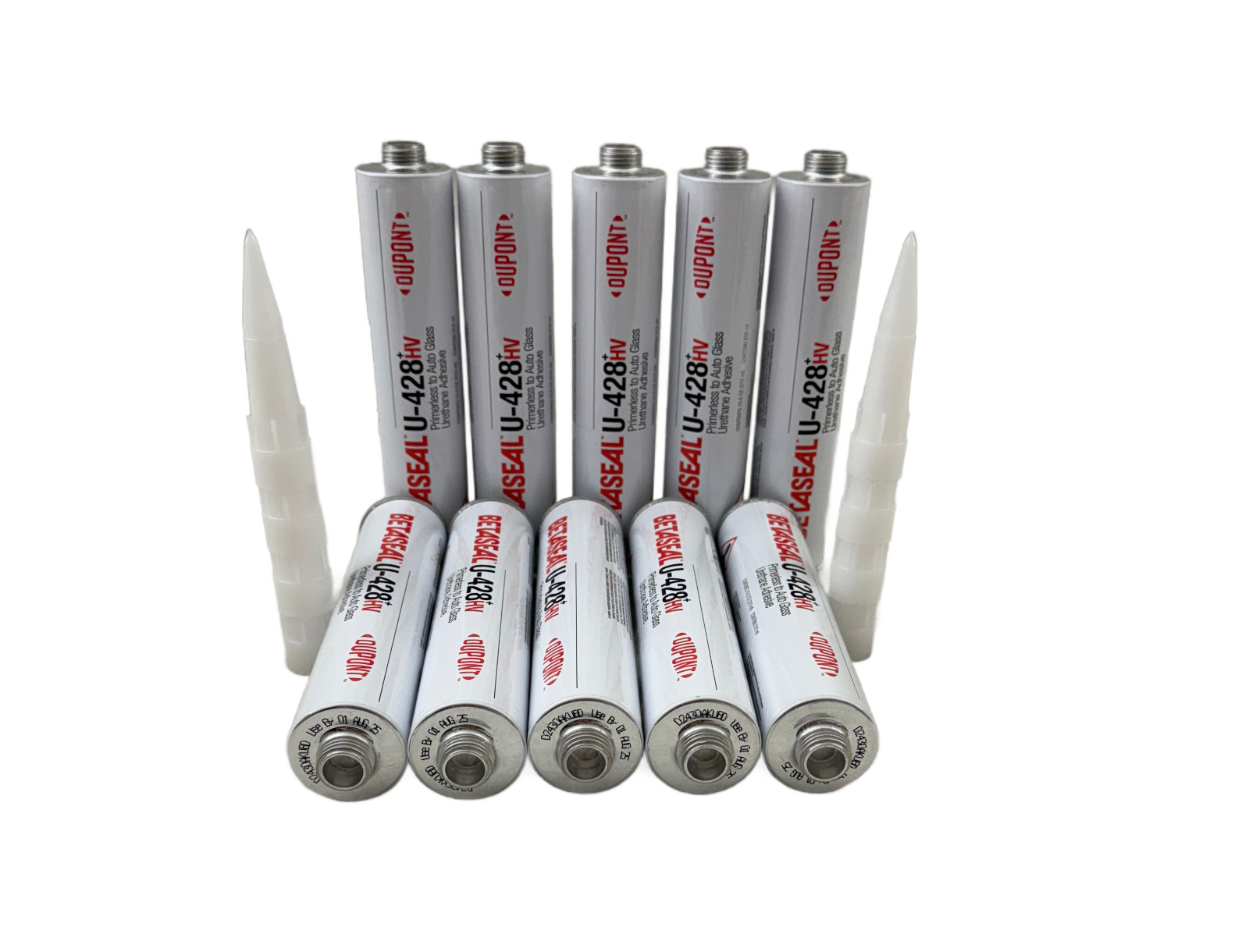 DOW U-428HV Auto Glass Windshield Urethane Primerless Adhesive Glue Sealant X 10