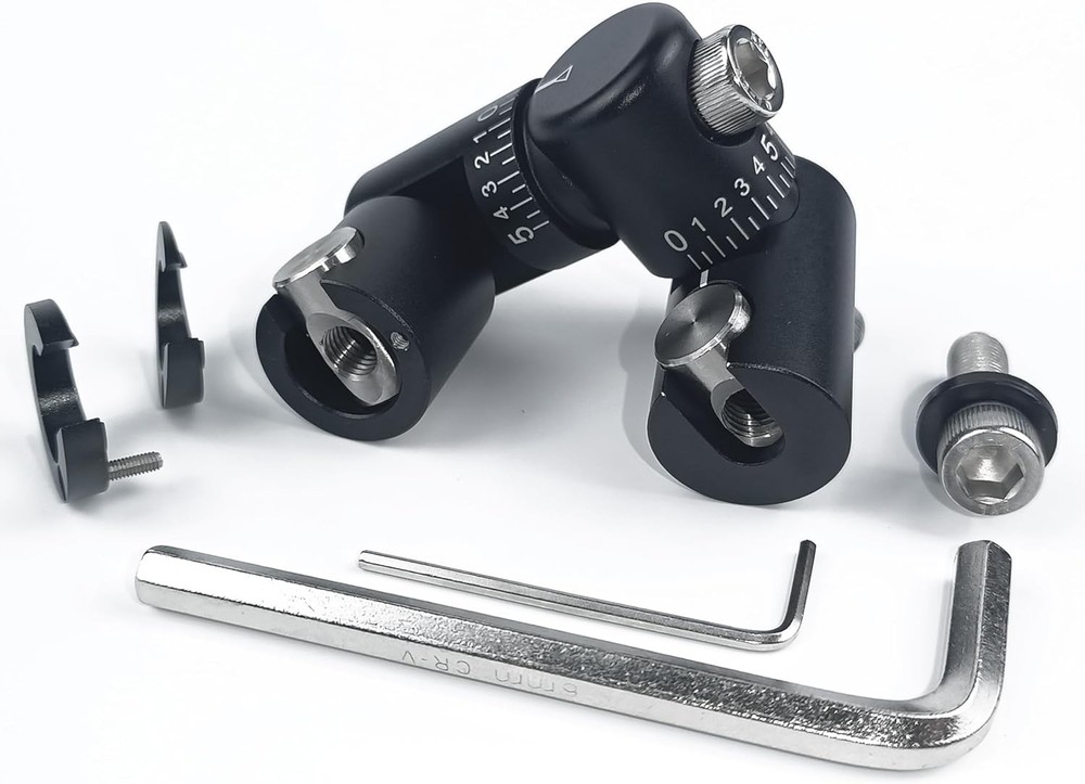 Carbon Archery Bow Stabilizer Single Side Adjustable V-Bar Mount Quick Disconnec