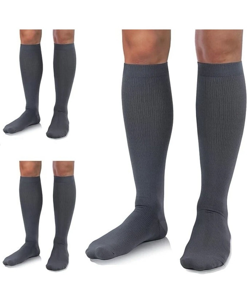 3 Pair Of Grey  Compression Sock