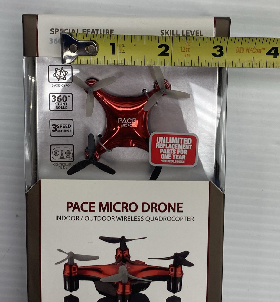 Micro Drone Propel Navigator Pace Wireless Quadcopter Beginner Stunt Drone Red
