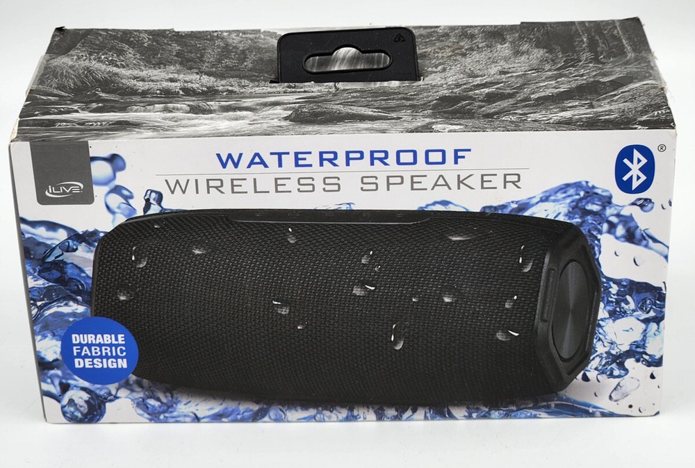 ILIVE Waterproof Wireless Bluetooth Speaker Black ISBW348