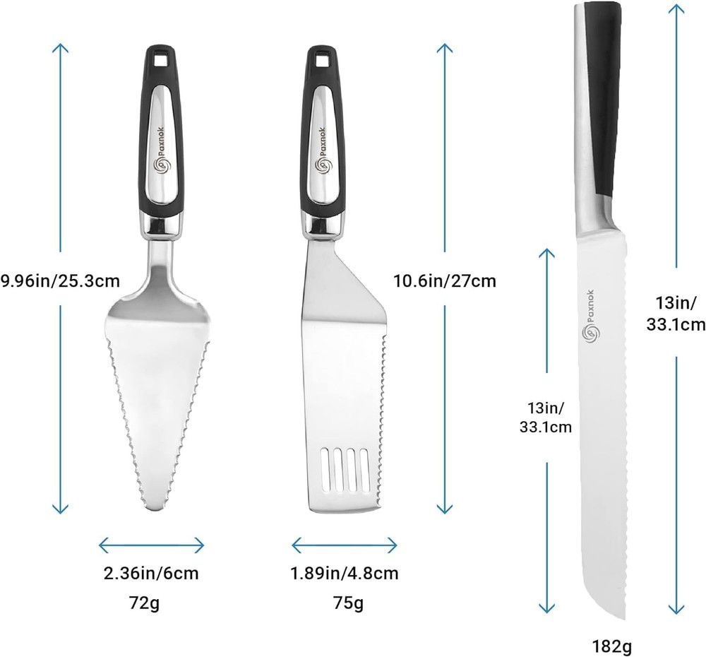 Cake Knife & Pie Server Set W/ Luxury Gift Box Kitchen Essentials Cake Cutter