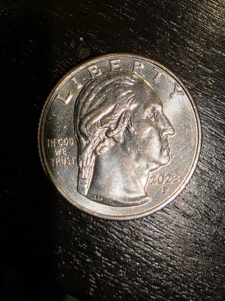 Edith Kanaka'ole 2023 error coin in cod we trust and dimple