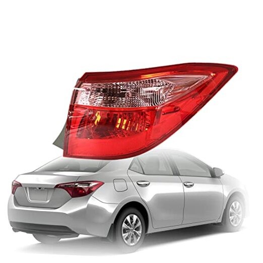 1-Pack Rear Right Tail Light Brake Lamp Assembly Replacement for Corolla 2017