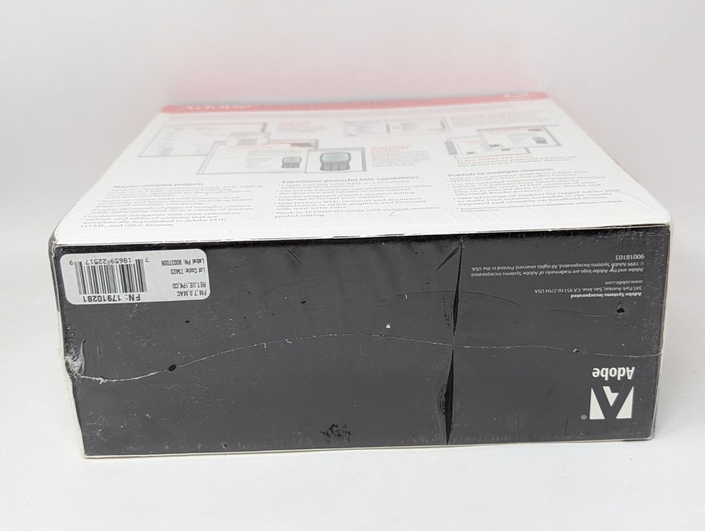 Adobe FrameMaker 7.0 for Mac Full Retail - SEALED NEW