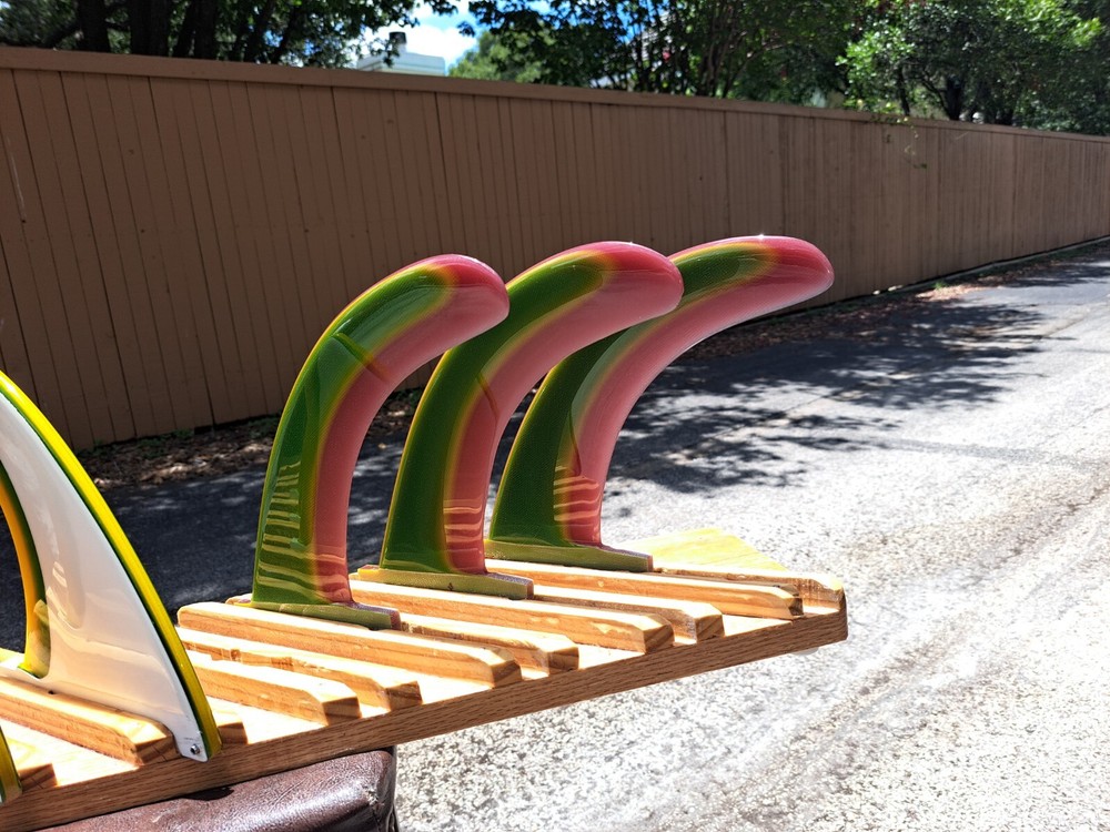 Colorful Surfboard Fin