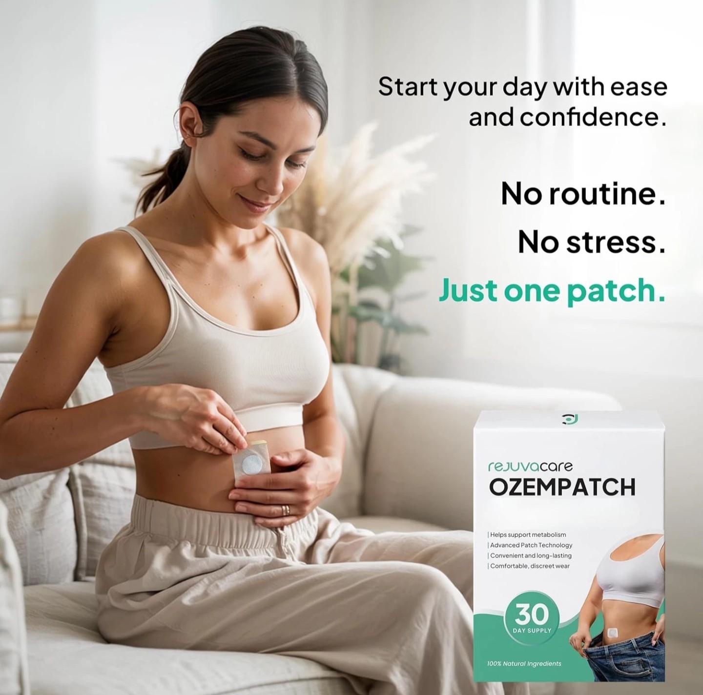 7 Rejuvacare OzemPatch Tonepatch Slimming Patches Lot Of 7 Months 210 Count