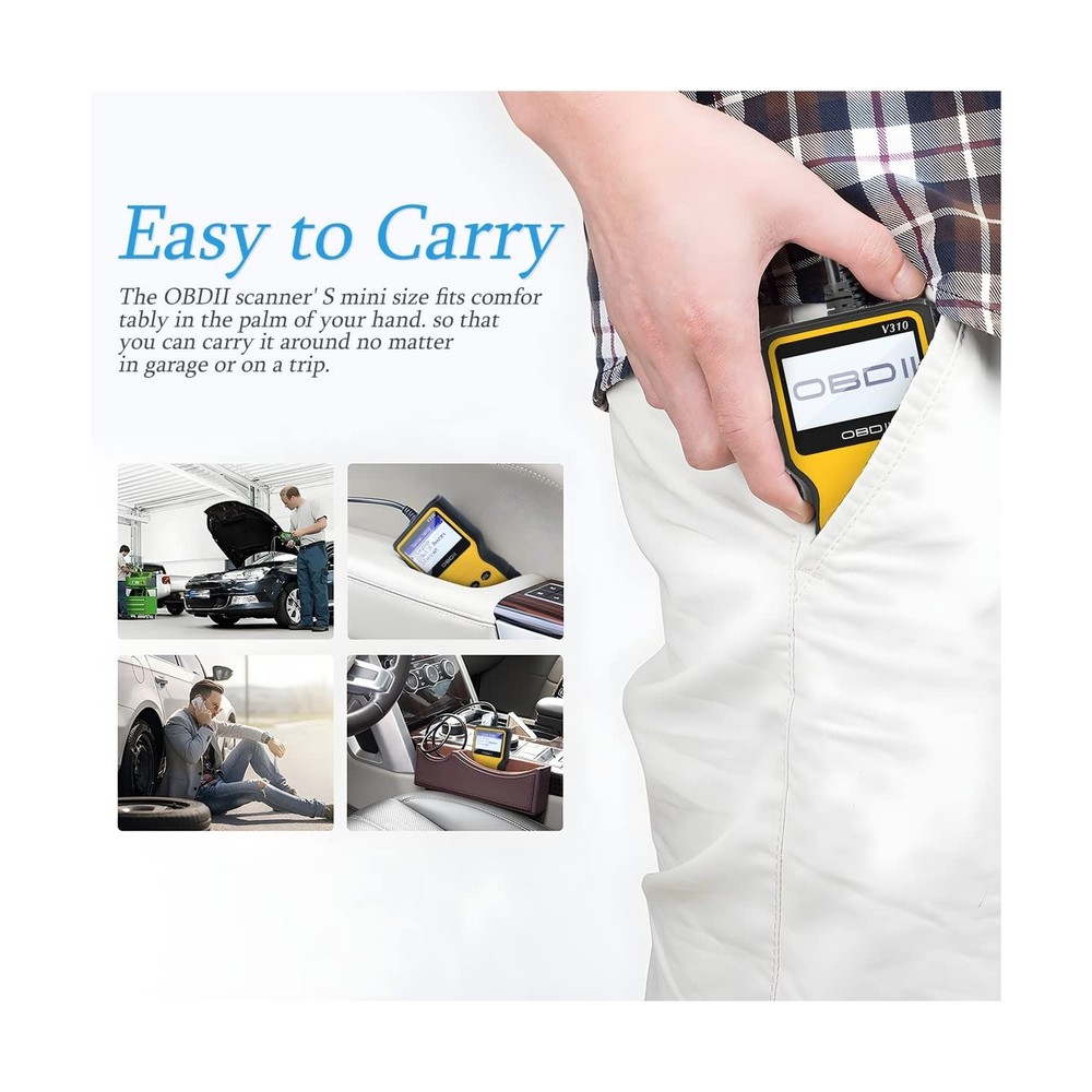 AUCELI OBD2 Scanner Code Reader for Car Check Engine, CAN Diagnosti... Fast Ship