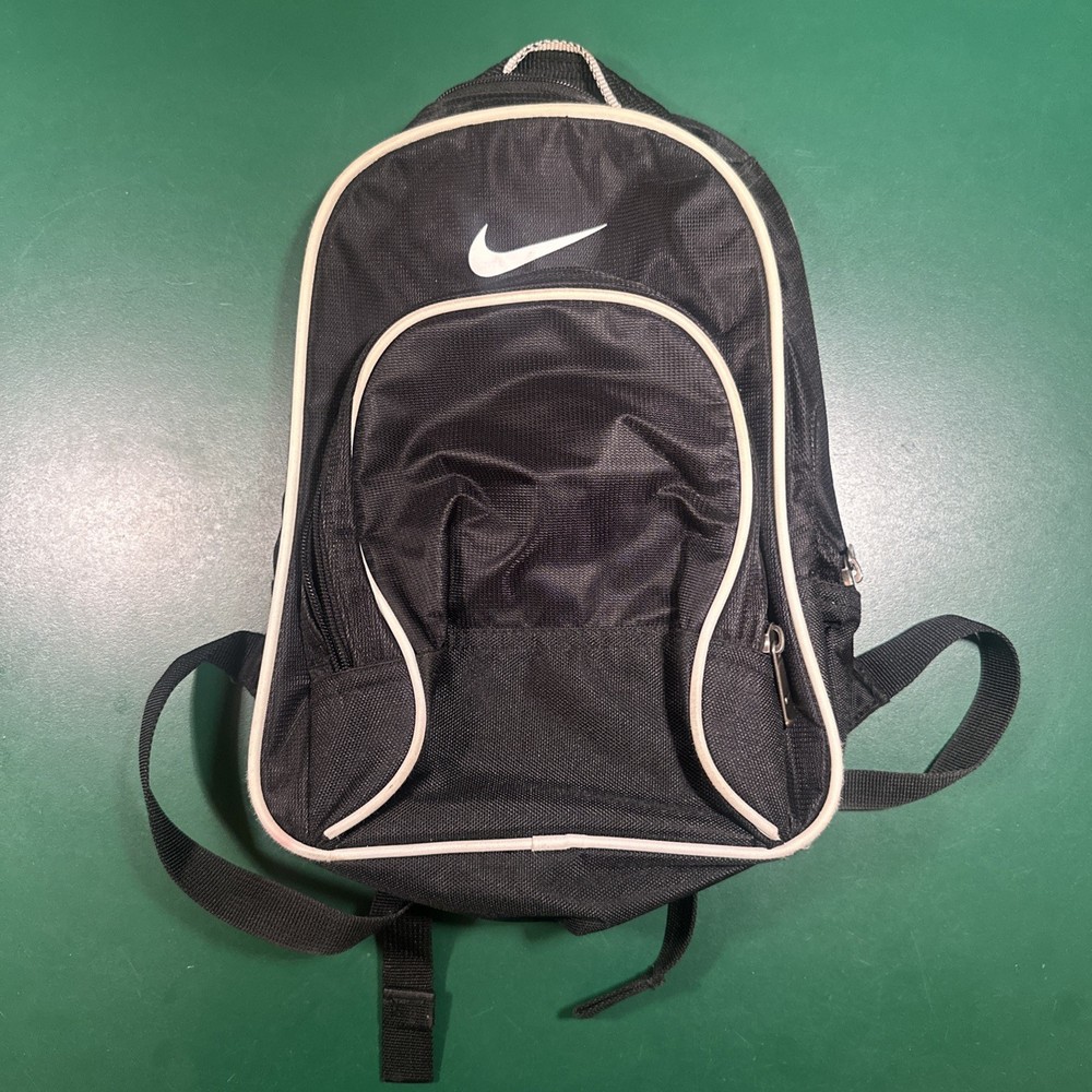 Used Nike Black Trim Small Sling 14” Back Pack Smaller Backpack Bag Adjustable