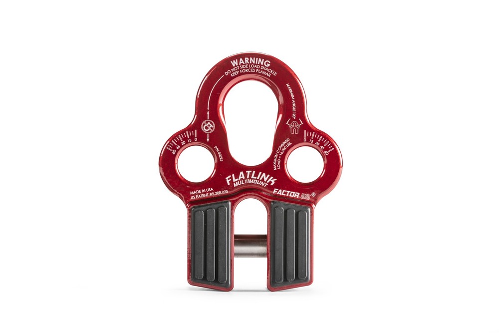 Factor-55 00225-08 Flatlink MULTIMOUNT Winch Shackle Mount GREEN