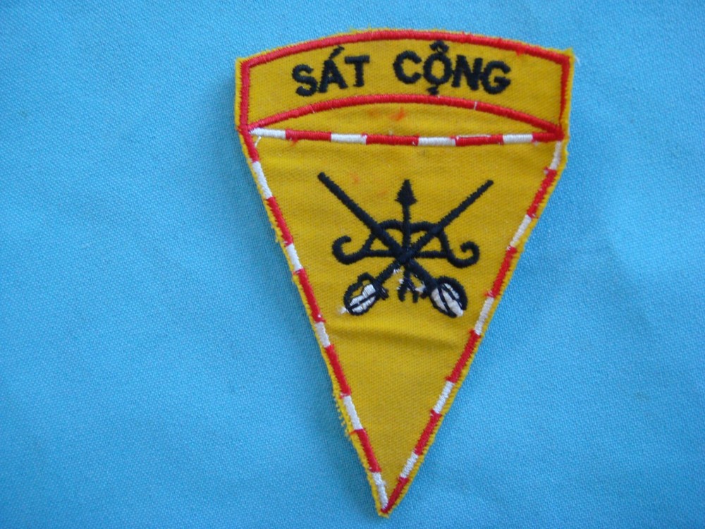 VIETNAM WAR PATCH, US SPECIAL FORCES "SAT CONG" KILL VC
