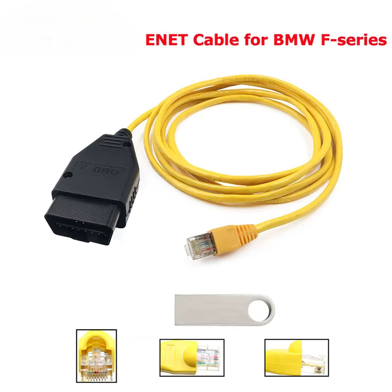 Date Cable For BMW F-series ICOM Coding OBD2 Interface Cable Scanner Data ToolS