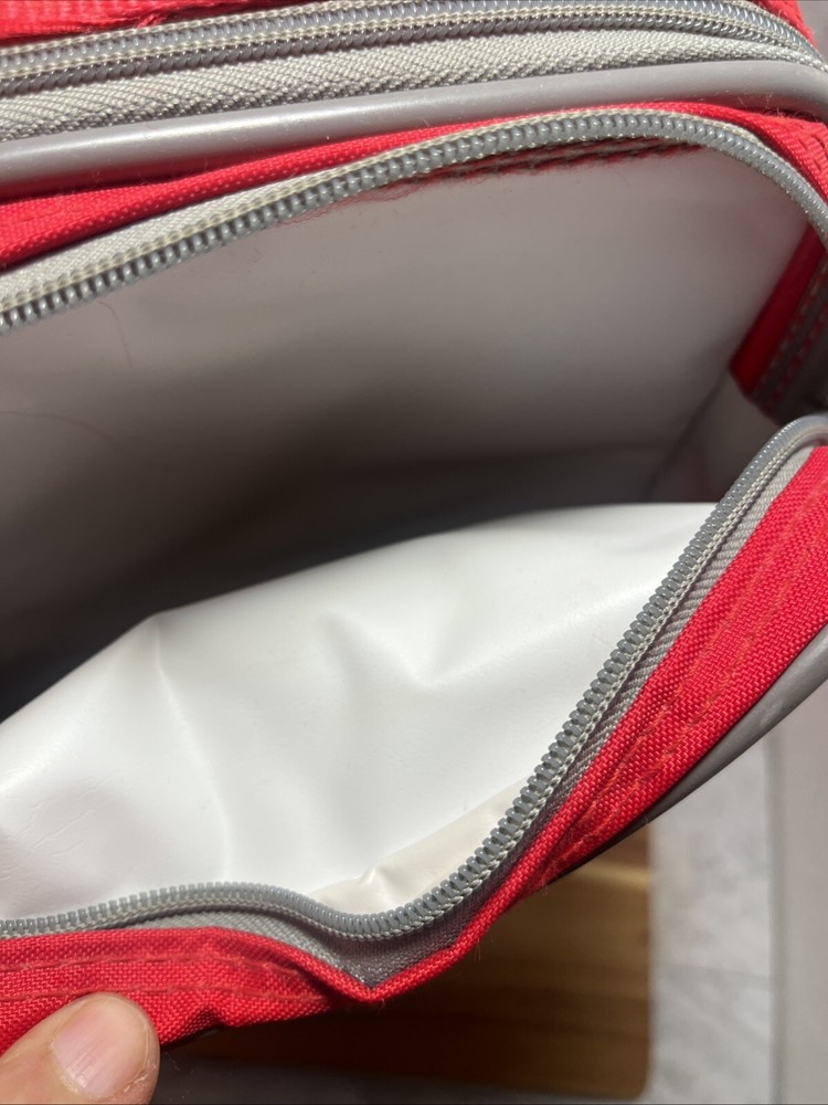 Snap On Tools Lunch Box Storage Carry Case Bag Rigid Frame Strap / Handle - EUC