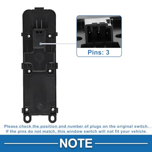 Power Window Switch No.LR078894 Front Left Driver Side Window Control Switch