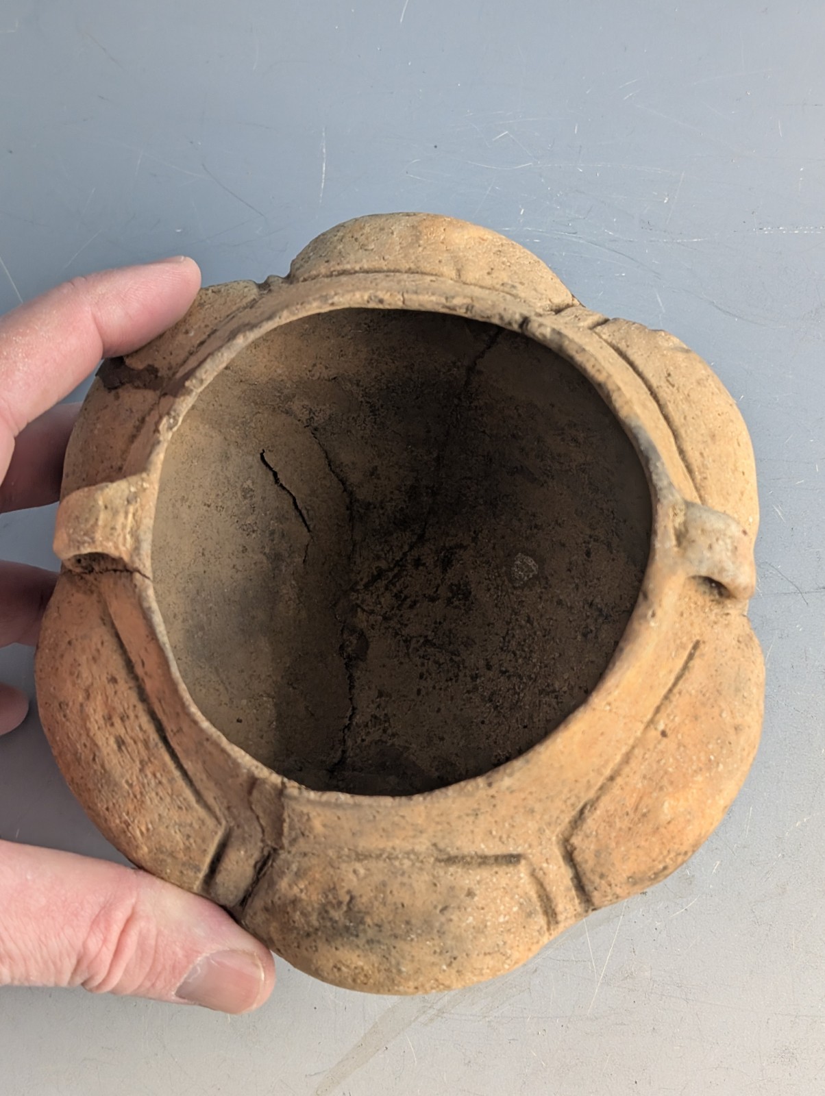 PRE COLUMBIAN MISSISSIPPIAN POTTERY OLA PERRY COUNTY , MO