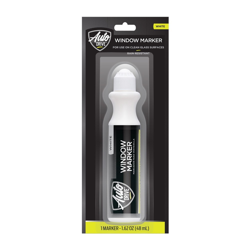 Auto Drive Automotive Window Marker, White