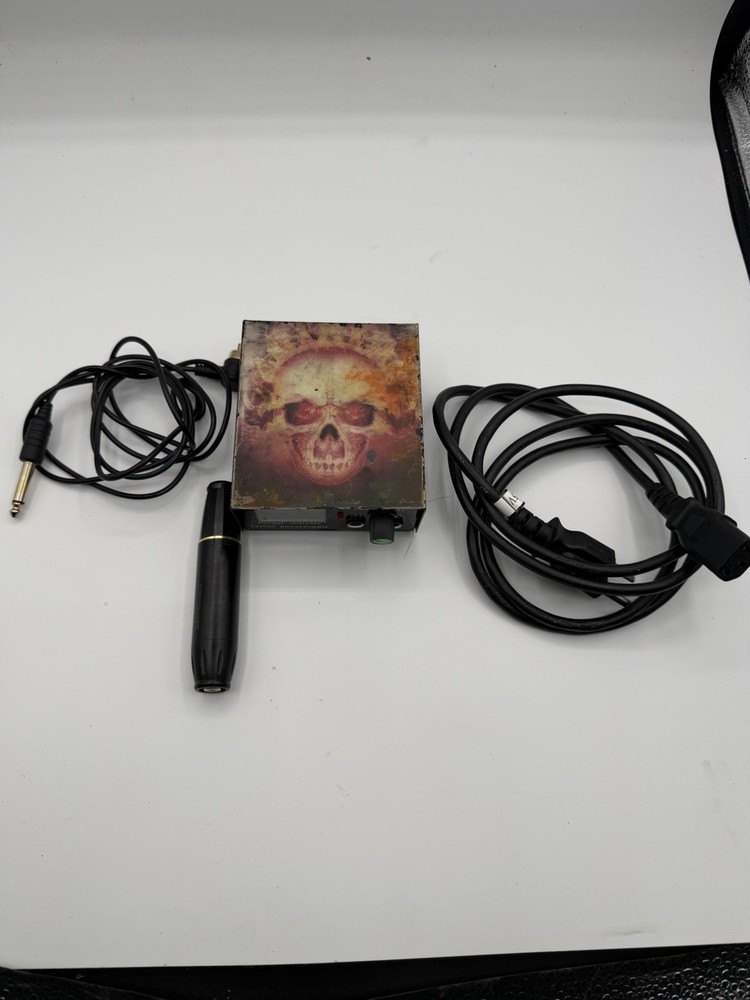 Tattoo Power Supply Tested Working + Tattoo Machine Untested