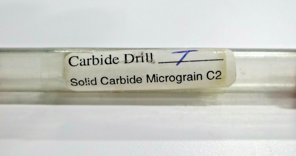 SIZE "T" CARBIDE DRILL, 2 FLUTE B351