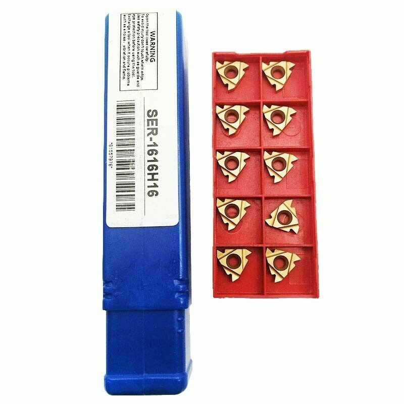 SER1616H16 lathe External Turning Tool Holder+16ER AG60 BP010 Threading Insert