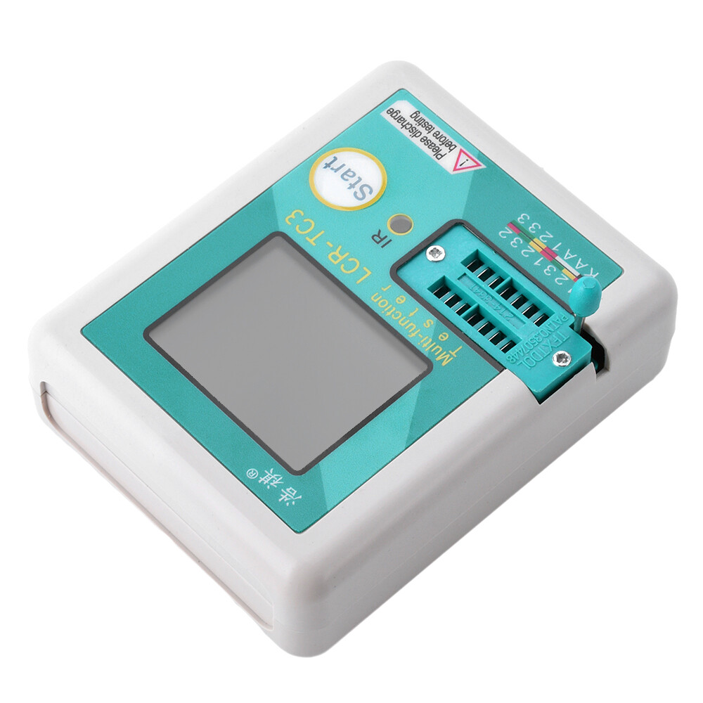 LCR-TC3 High-precision Transistor Tester Diode Capacitance Test Meter + Cable US