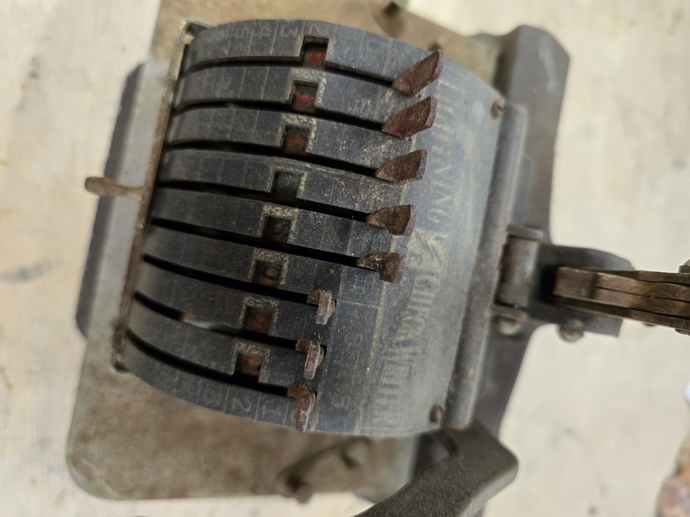 Early Antique Lightning Check Writer
