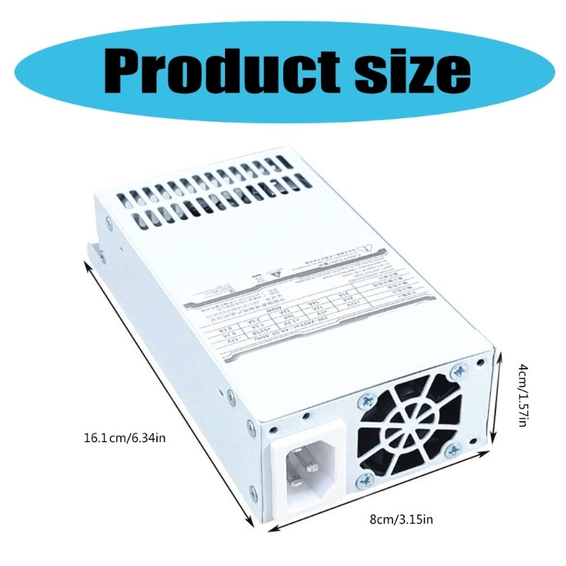 Modular Interfaces 400W White Full Module Small 1U Computer Power Supply