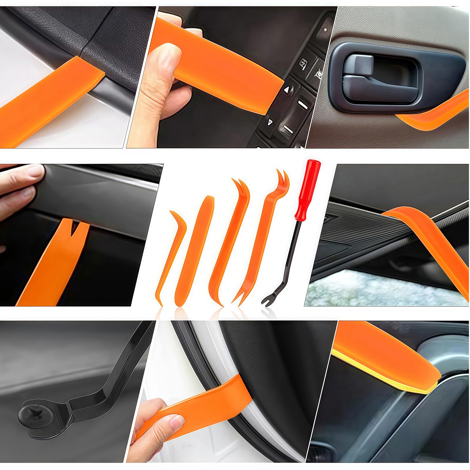 1240PCS Car Retainer Clips Auto Panel Trim Fasteners Push Pin Rivet Bumper Kit