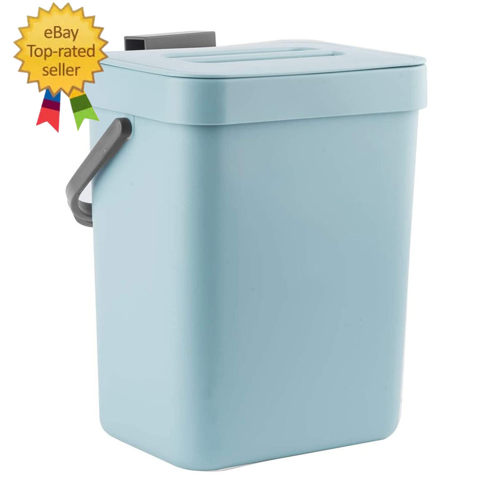 Compost Bin Kitchen, Small Compost Bin for Kitchen, Countertop Compost Bucket wi