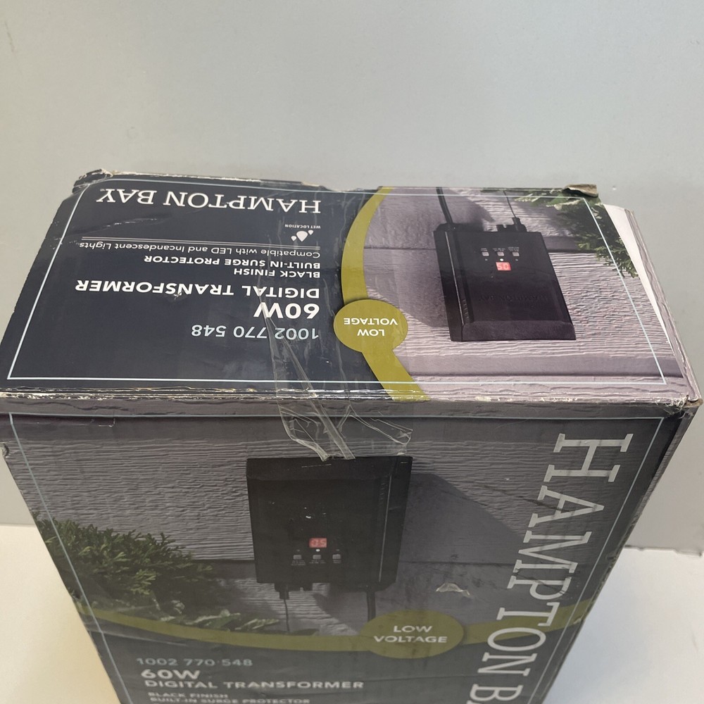 Hampton Bay 60w Digitial Transformer Black