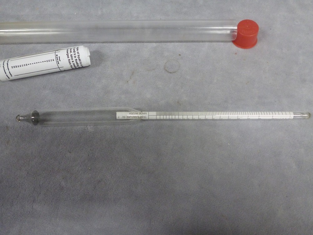 ONE RHB-32ATC Hand Held Brix Refractometer AND TWO Hydrometers