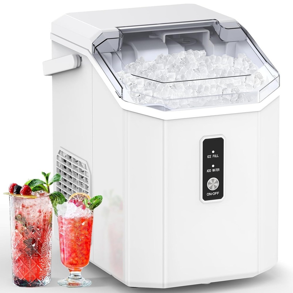 Countertop Ice Maker Machine with Handle,  34LBS/24H