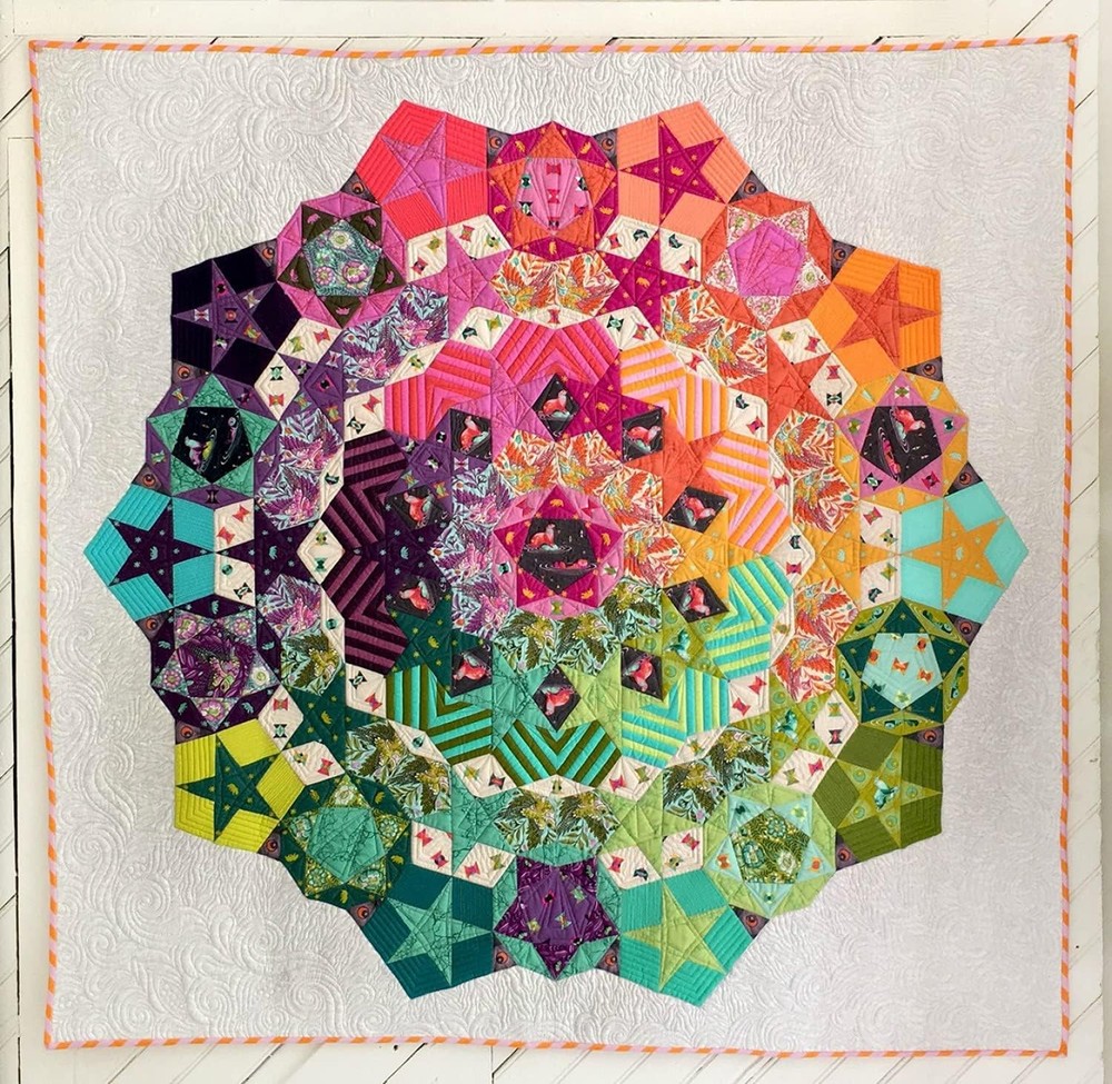 Complete Tula Nova Bundle - Quilt Pattern + Acrylic Templates berry