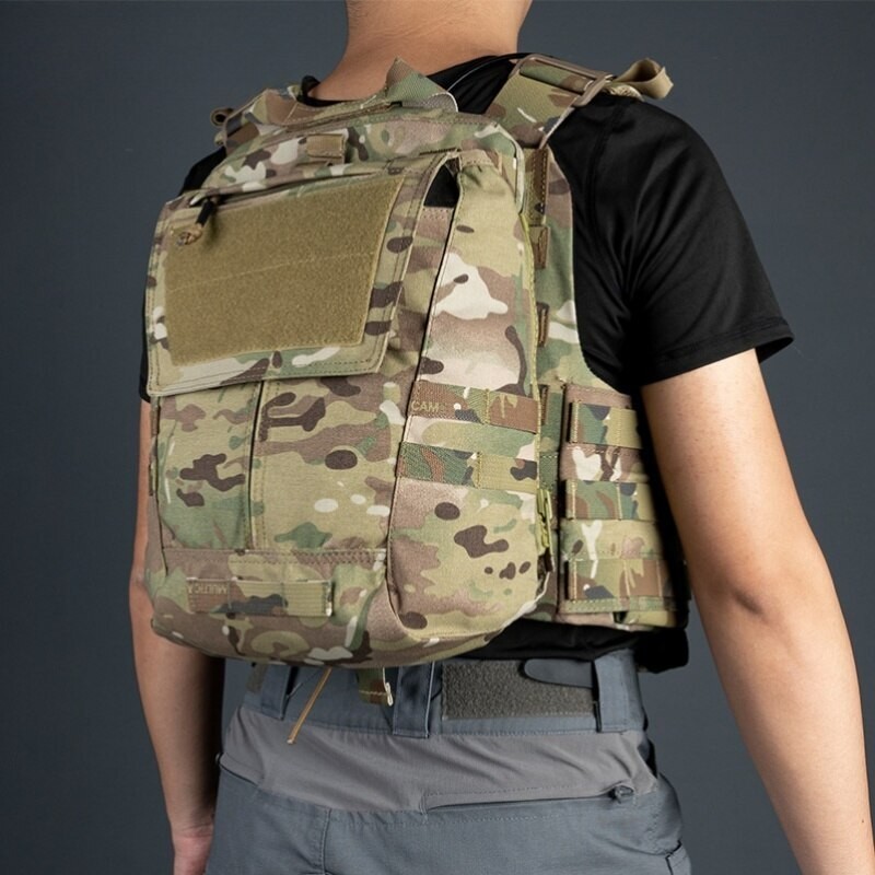 Tactical Zip-on Panel Pouch JPC2.0 CPC AVS Vest Rear Panel Backpack