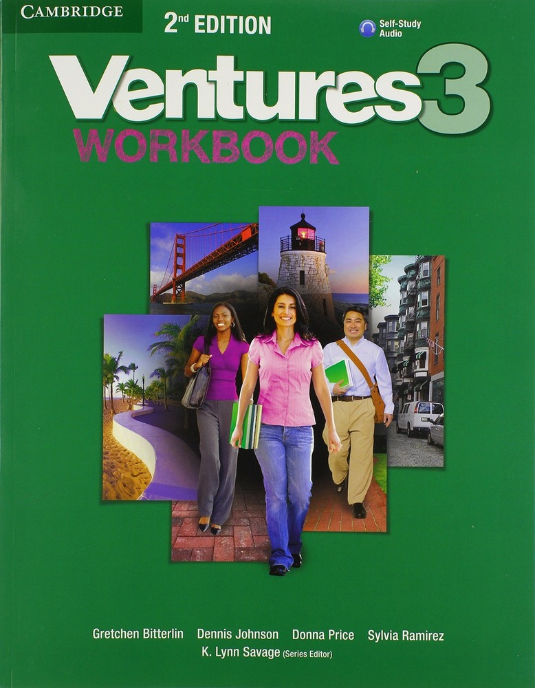 Ventures Level 3 Workbook with Audio CD Bitterlin, Gretchen; Johnson, Dennis;...