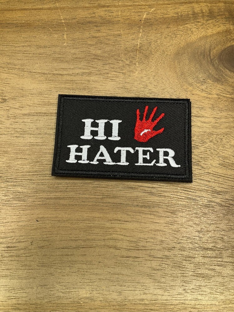 Embroided Patch Hook Loop Hi Hater