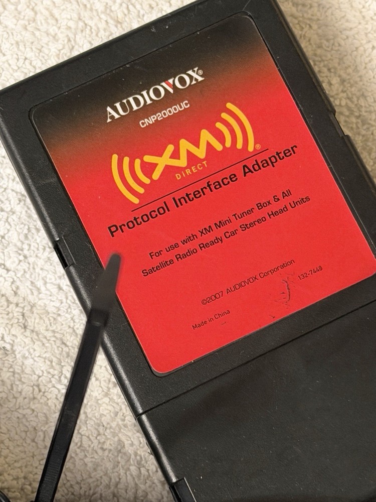 Audiovox XM Direct Protocol Interface Adapter CNP2000UC