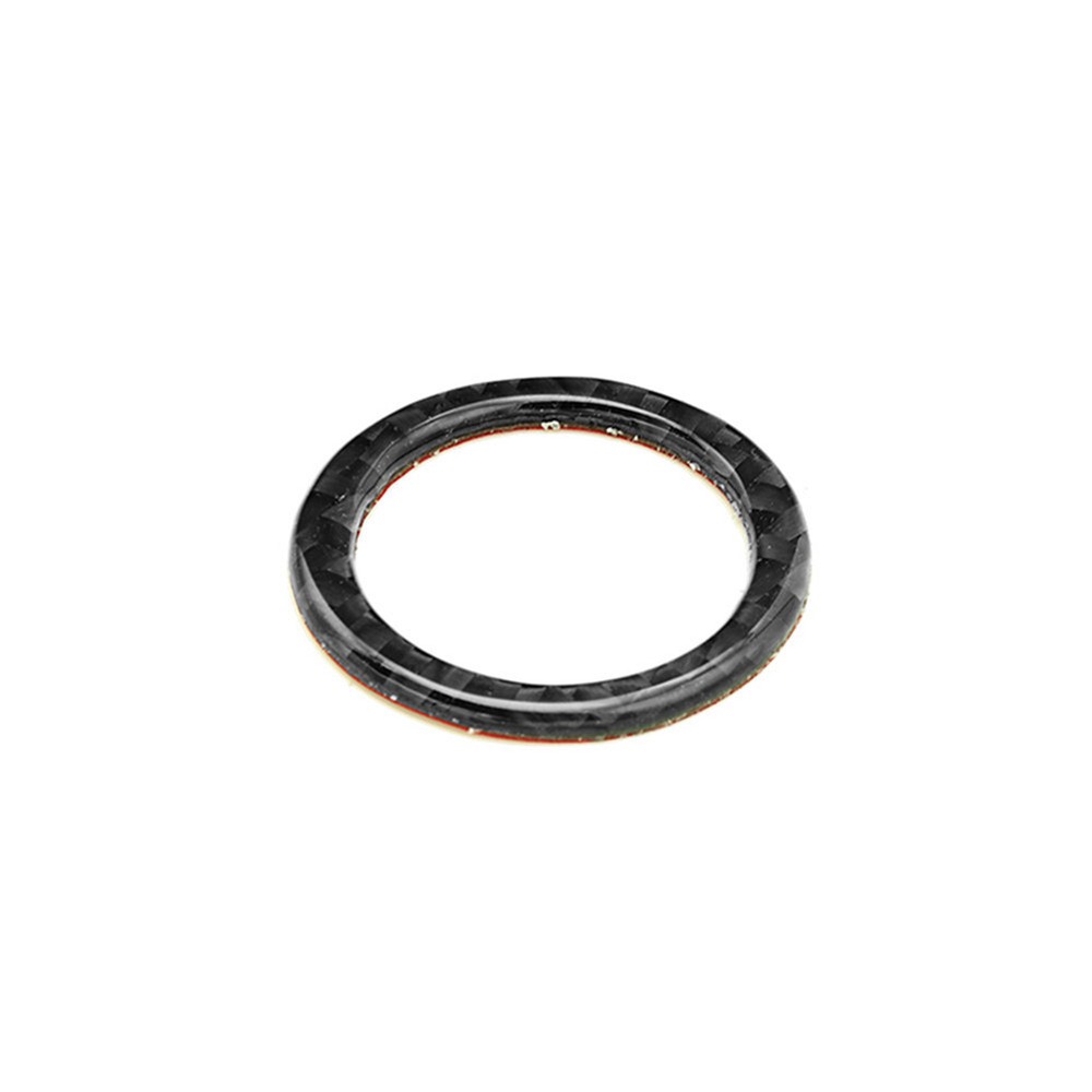 For Bmw E90 E92 E93 Carbon Fiber Engine Stripe Trim Ring Key Ring Accessories