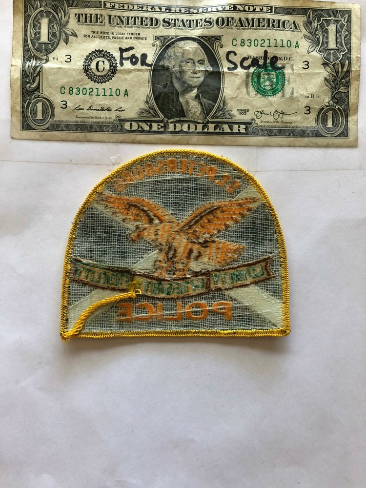 St.Petersburg Florida Police Patch un-sewn Patch Mint shape