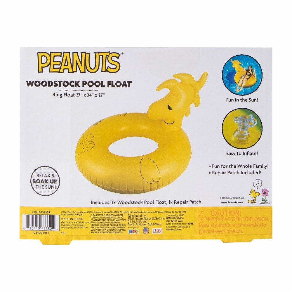 🔥Peanuts Woodstock Pool Float Set BNWT🔥