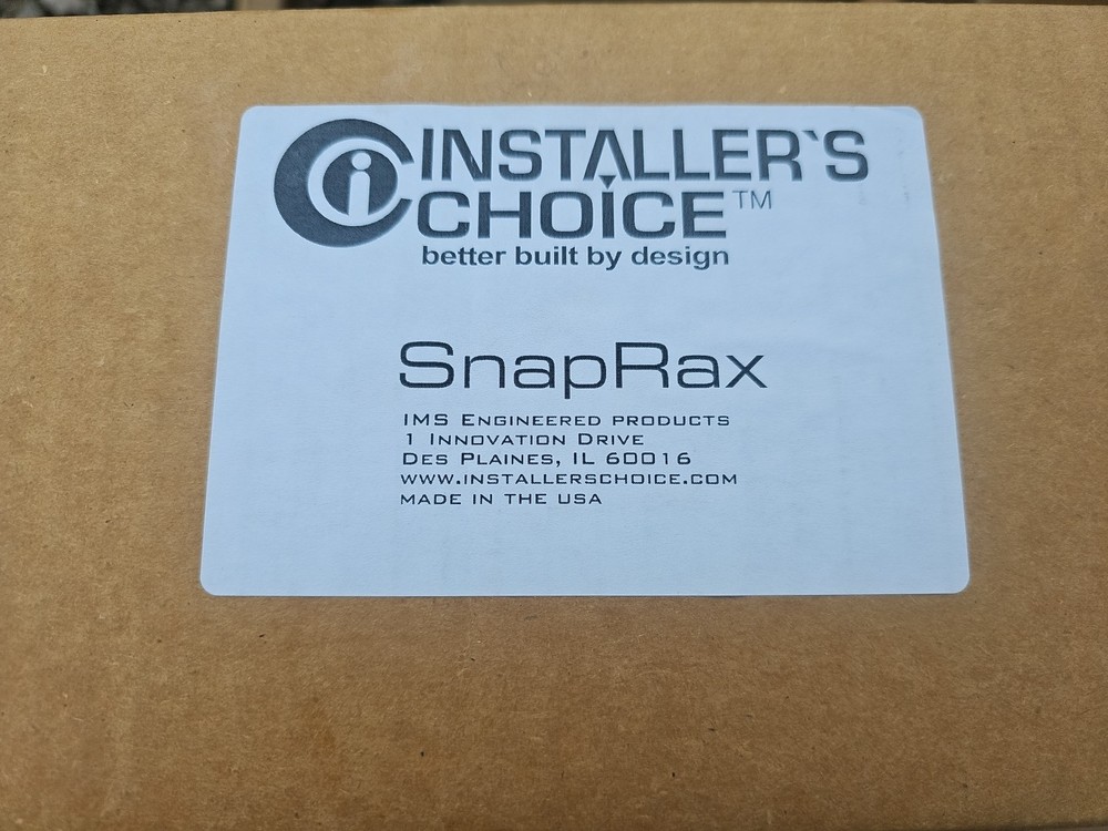 Installers Choice SnapRax Quick assembly 2RU Vented Shelf