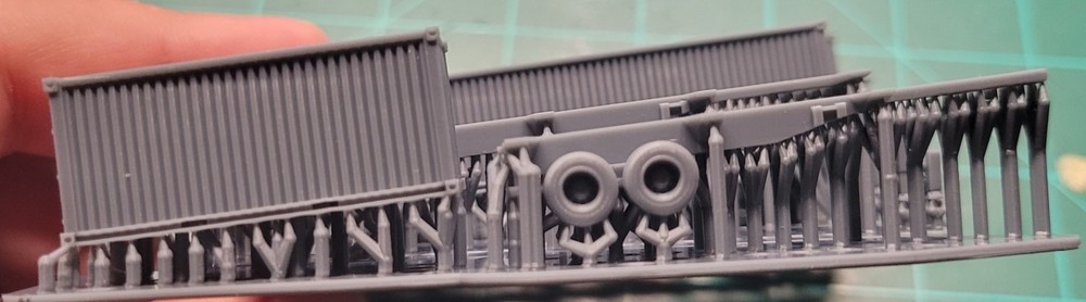 N Scale 3D Resin Printed Intermodal Sample Pack in HIGH DEFINITION on Supports