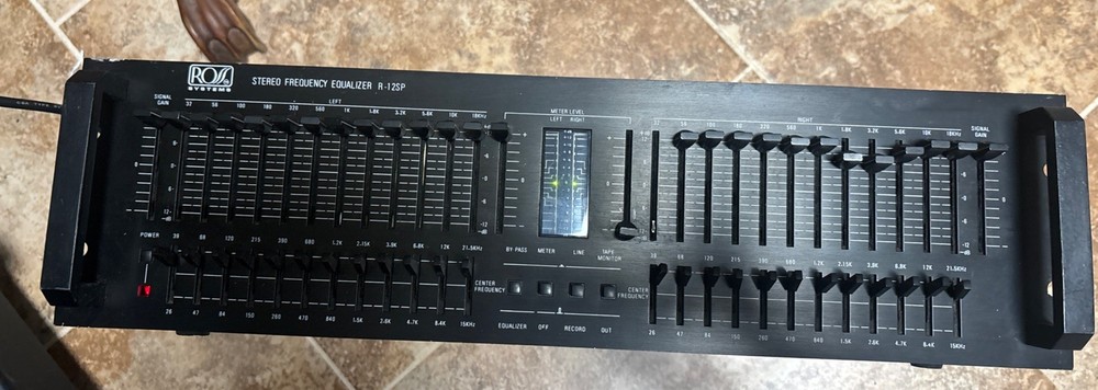 Ross Systems Stereo Frequency Equalizer R-12SP