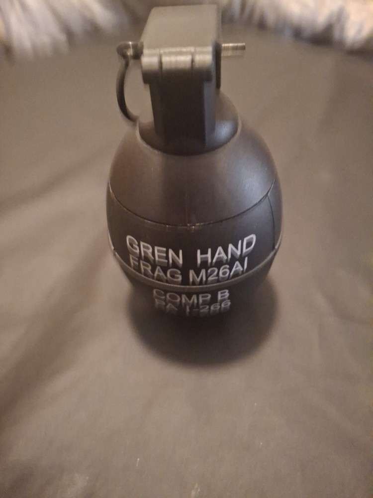 Black Airsoft Hand Grenade