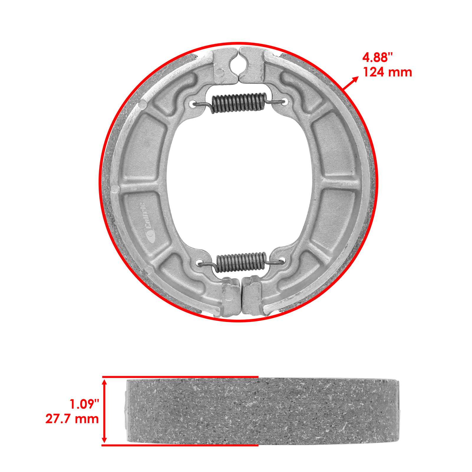 Rear Brake Shoes for Polaris Sportsman 90 2001-2016 / 0450434 0455314 0455441