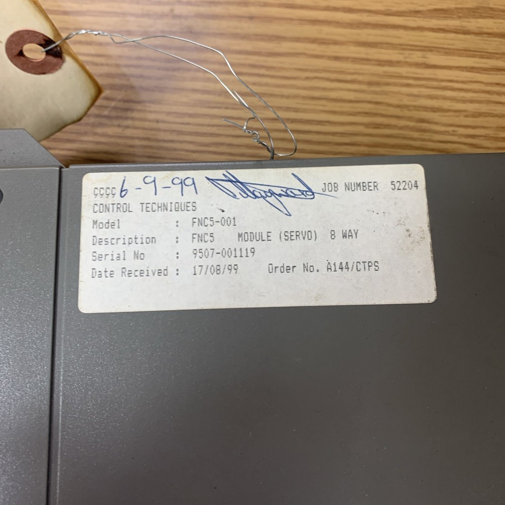 Control Techniques FNC5-001 4-Axis Servo Module PLC See Pics