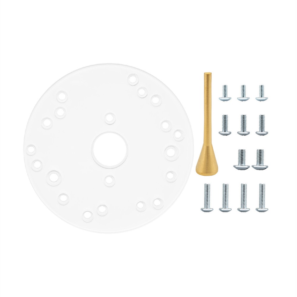 POWERTEC 6-1/2-Inch Universal Router Plate (71022)