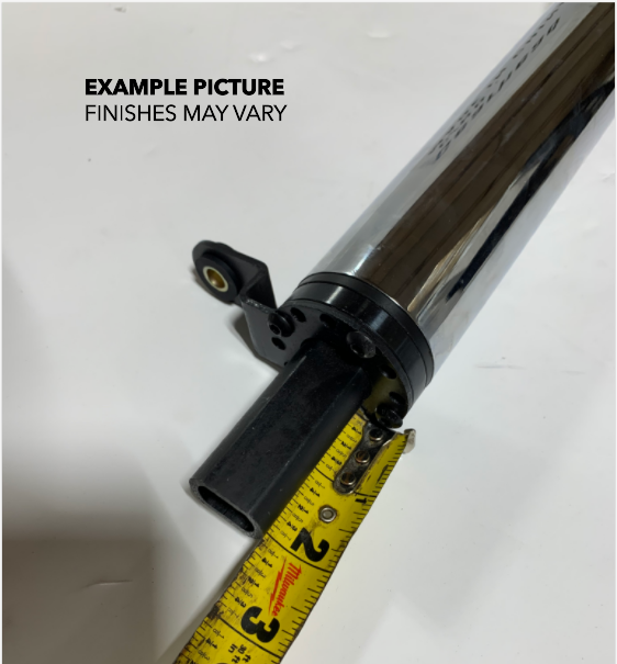 32" Chrome Steel Tilt Column Shift Steering Column With Shift Indicator DISPLAY