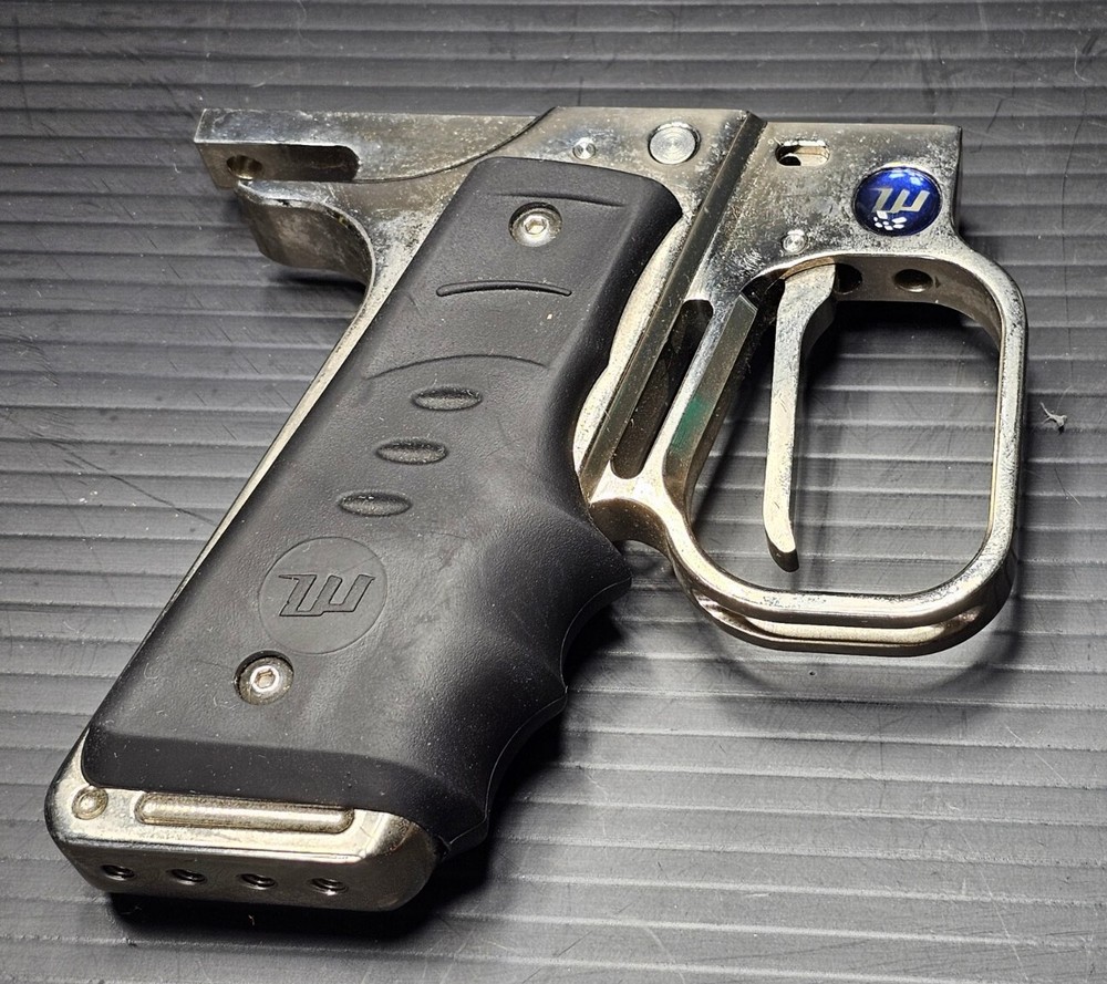 WGP Autococker Chrome Swing Hinge Trigger Frame Mech Paintball Cocker