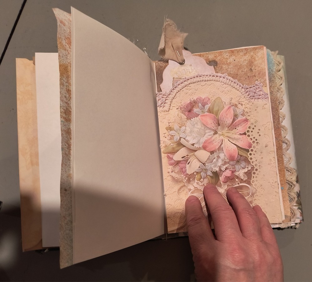 handmade junk writing journal